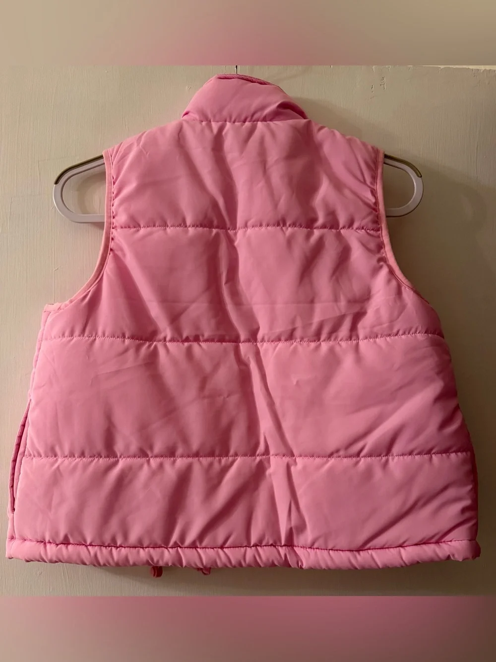Cabana by Crown & Ivy Woman’s Pink Quilted Puffer Vest